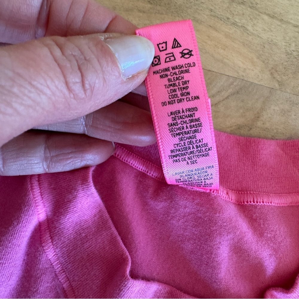Skims mock neck tank bubblegum pink size L - Picture 8 of 9